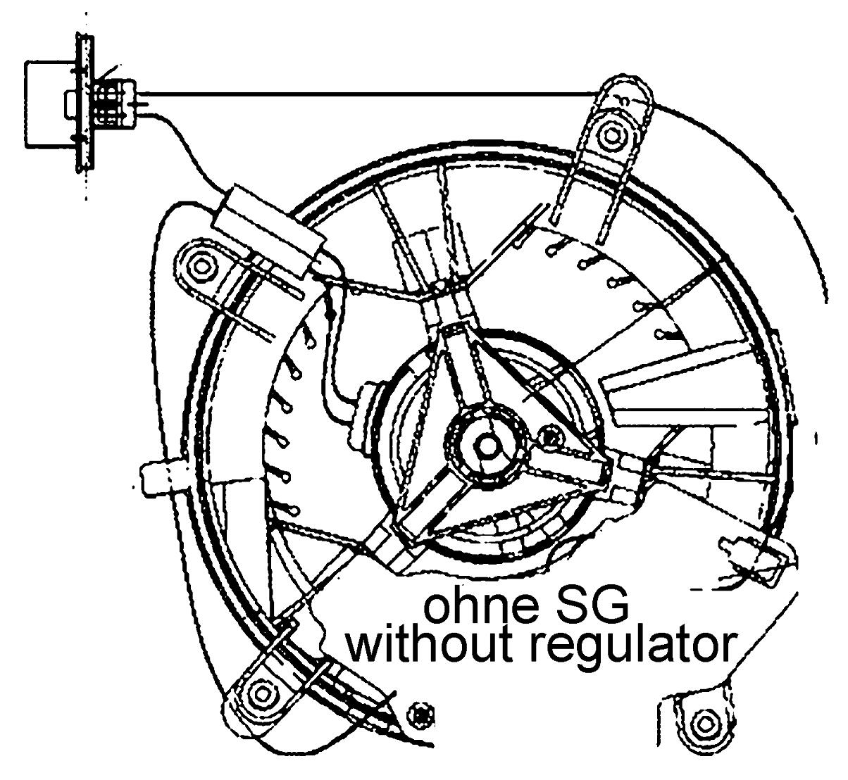 Mercedes HVAC Blower Motor 2109060200 - Behr 009159461